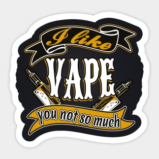 Vape steamer vintage Sticker